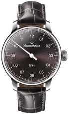 MeisterSinger Watch N. 01 AM3307 Croco Print Black Image 1