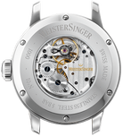 MeisterSinger Watch N. 01 Sunburst Blue DM317 Suede Cognac Image 2