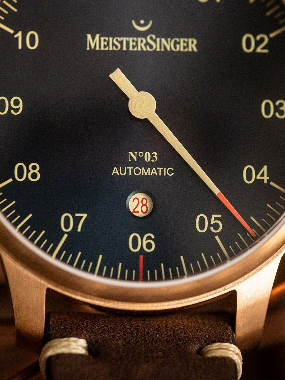 Meistersinger Watch N.03 Bronze Line AM917BR Image 5