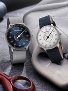 MeisterSinger Watch Neo Plus Pointer Date NED401 Shell Cordovan Cognac Image 5