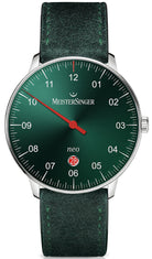MeisterSinger Watch Neo Plus Suede Green NE409 Image 1