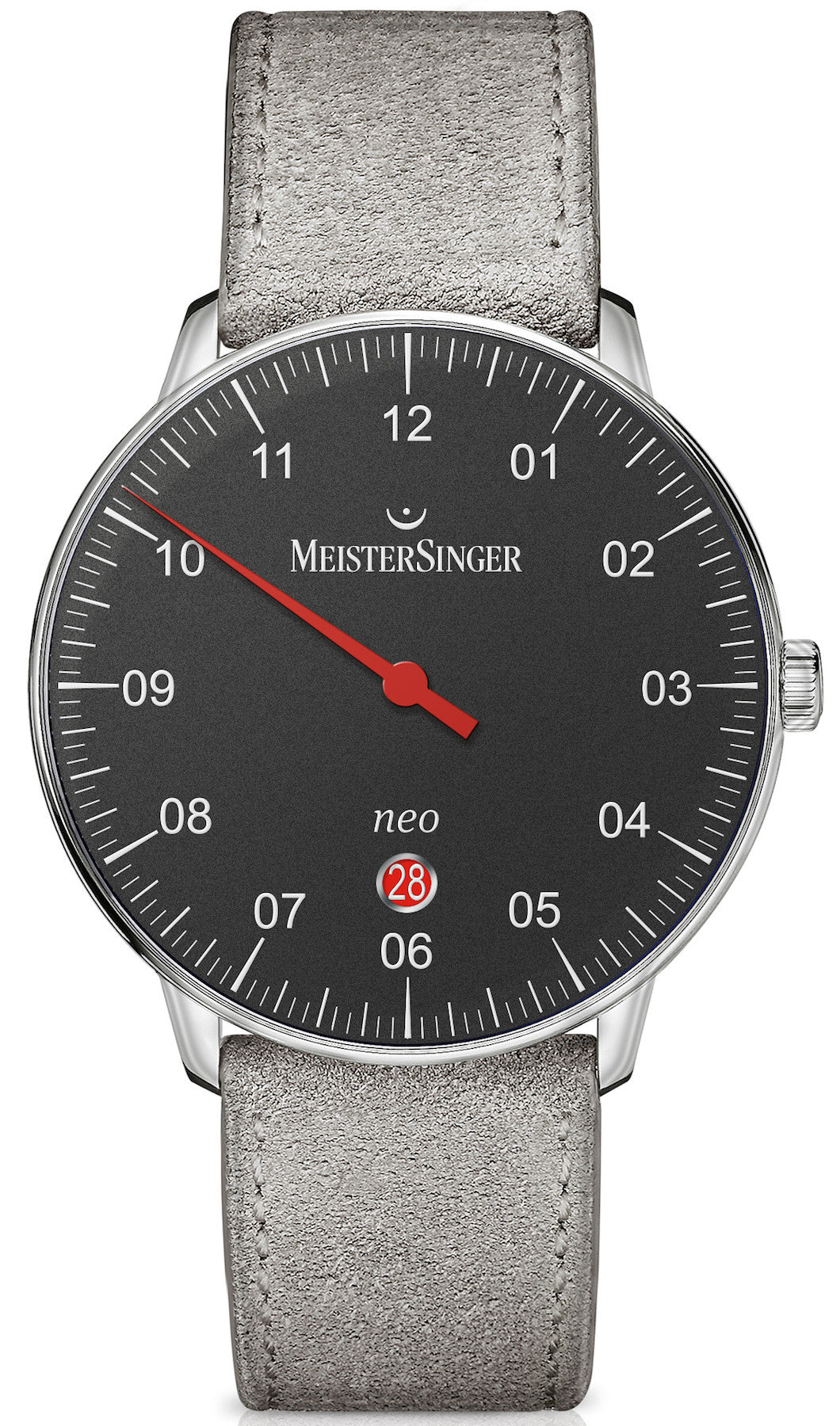 MeisterSinger Watch Neo Plus Suede Grey NE402 Image 1