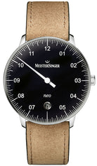 MeisterSinger Watch Neo Suede Cognac NE902N Suede Cognac Image 1