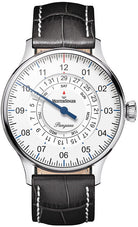 MeisterSinger Watch Pangaea Day Date PDD901 Croco Print Black Image 1