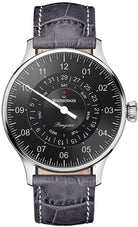 MeisterSinger Watch Pangaea Day Date PDD907 Croco Print Grey Image 1