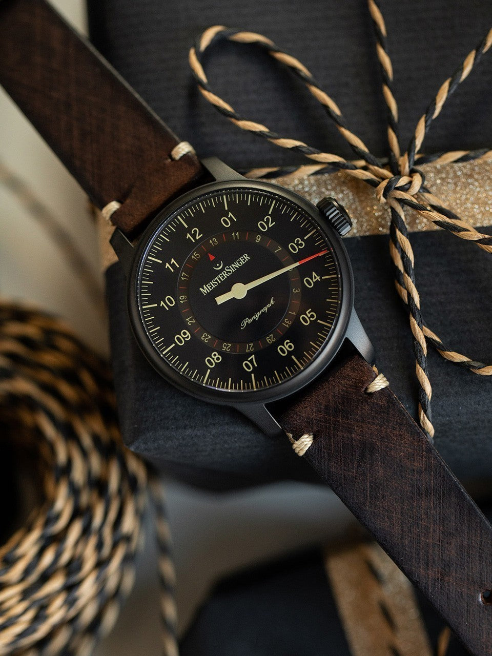 MeisterSinger Watch Perigraph Blackline AM1002BL Image 3
