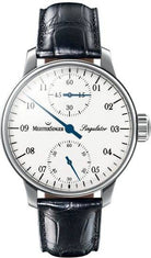 MeisterSinger Watch Singulator SIM101 Croco Print Black Image 1
