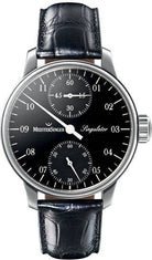 MeisterSinger Watch Singulator SIM102 Croco Print Black Image 1