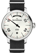 MeisterSinger Watch Urban Day Date Opaline Silver URDD901 Image 1