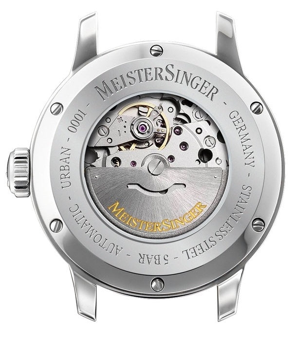 MeisterSinger Watch Urban Day Date Opaline Silver URDD901 Image 2