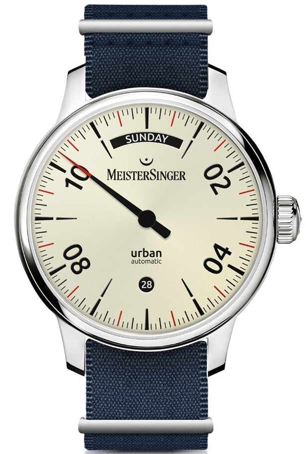 MeisterSinger Watch Urban Day Date Sand Grey URDD913 Image 1