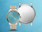MeisterSinger Yaara Ice Blue Gold Watch YA914G Image 4