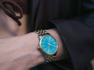 MeisterSinger Yaara Ice Blue Gold Watch YA914G Image 6