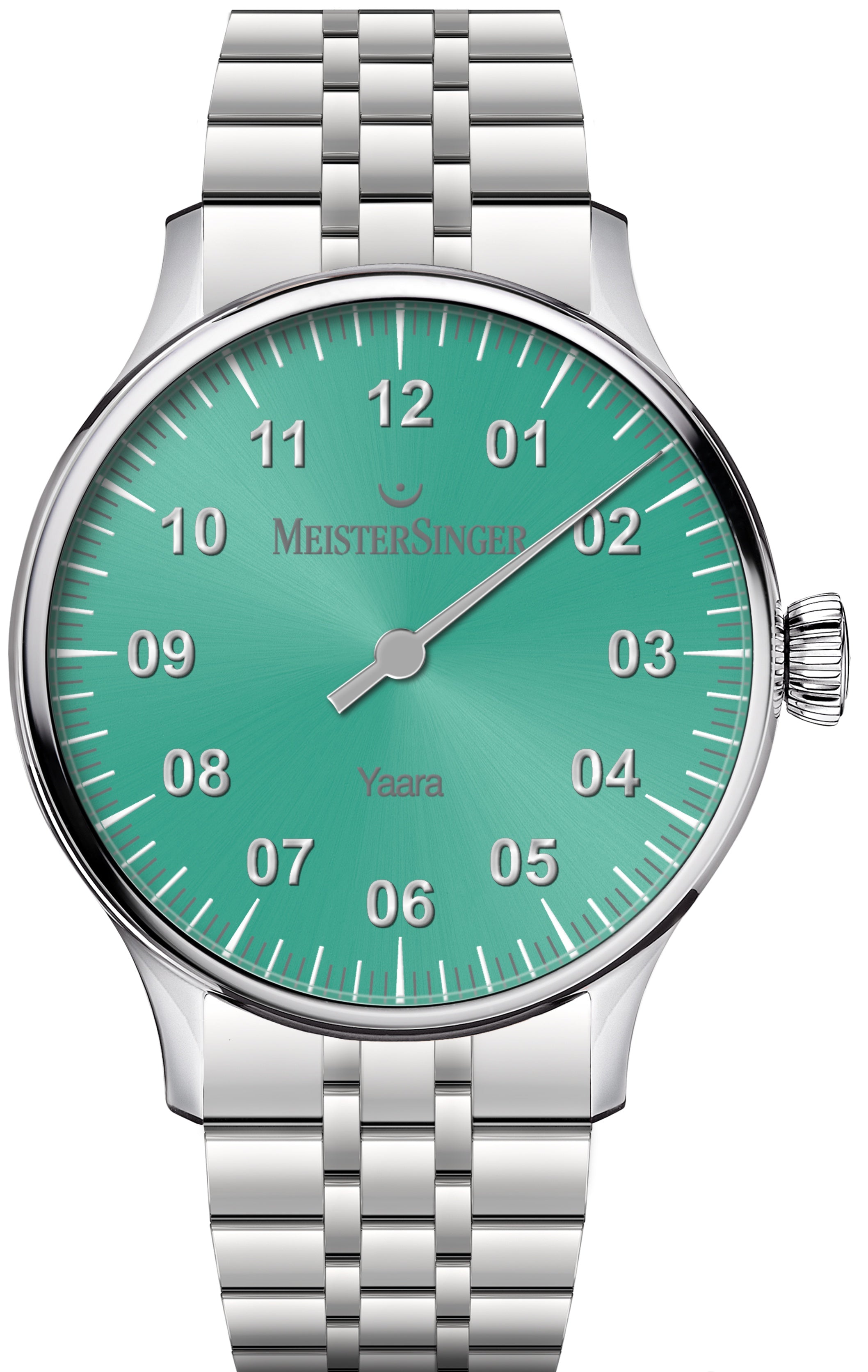 MeisterSinger Yaara Mint Silver Watch YA929S Image 1