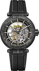 Herbelin Watch Newport Carbon Skeleton Titanium Limited Edition 1888SQCTN14CA