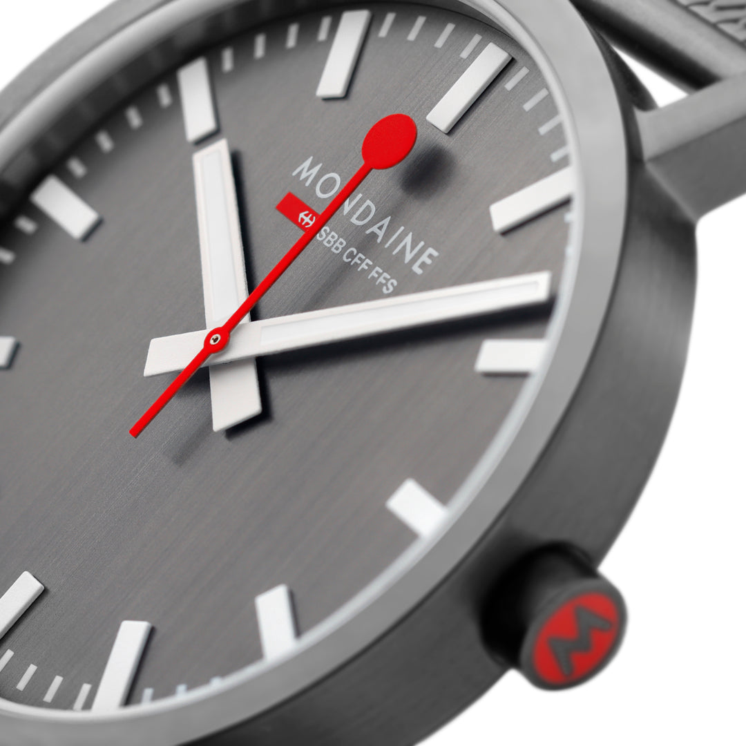 Mondaine Anthracite Classic Watch A660.30360.81SBM Image 5