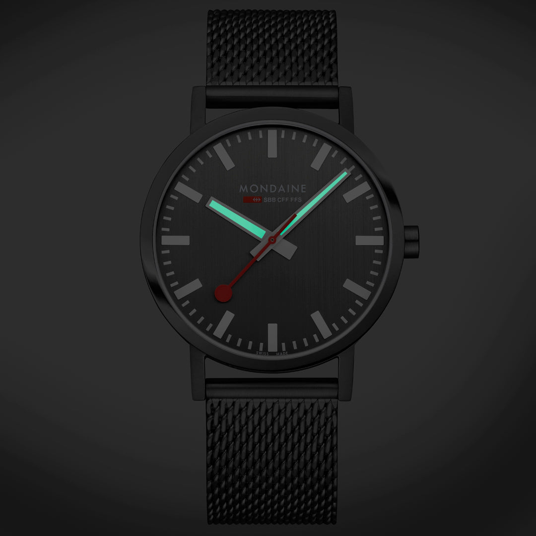 Mondaine Anthracite Classic Watch A660.30360.81SBM Image 9