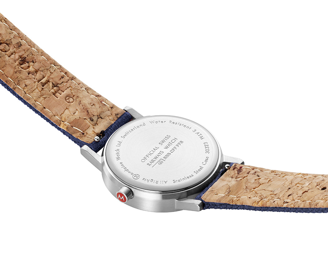 Mondaine Classic Deep Ocean Blue Textile A658.30323.17SBD1 Image 3