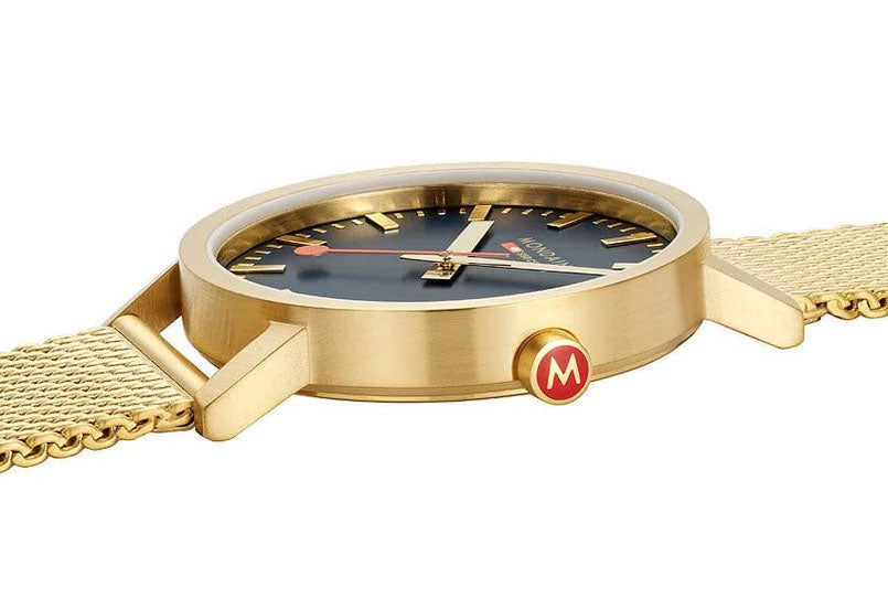 Mondaine Classic Deep Ocean Blue Watch A660.30360.40SBM Image 3