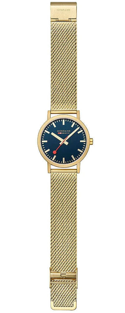 Mondaine Classic Deep Ocean Blue Watch A660.30360.40SBM Image 4