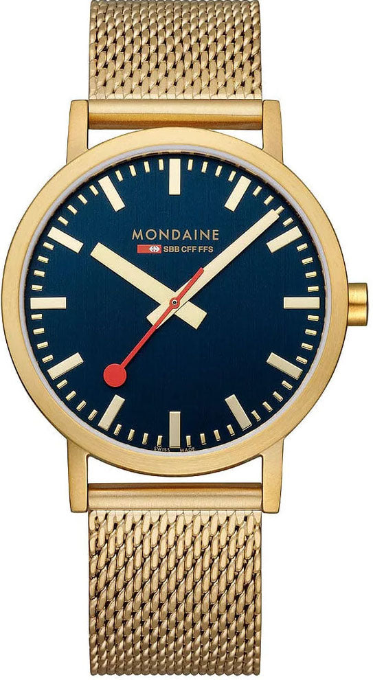 Mondaine Classic Deep Ocean Blue Watch A660.30360.40SBM Image 5