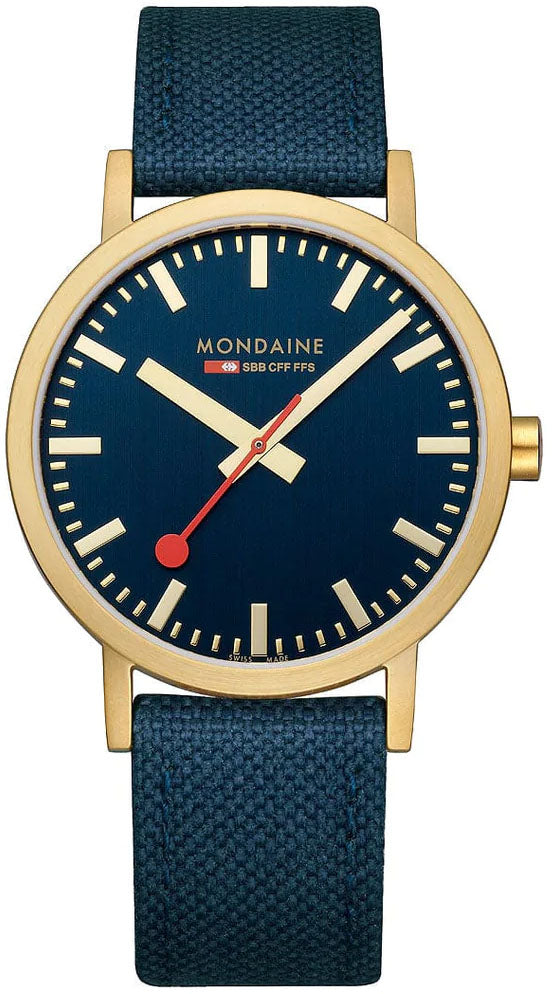 Mondaine Classic Deep Ocean Blue Watch A660.30360.40SBQ Image 5
