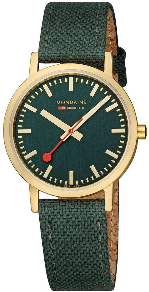 Mondaine Classic Forest Green Watch A660.30314.60SBS Image 1