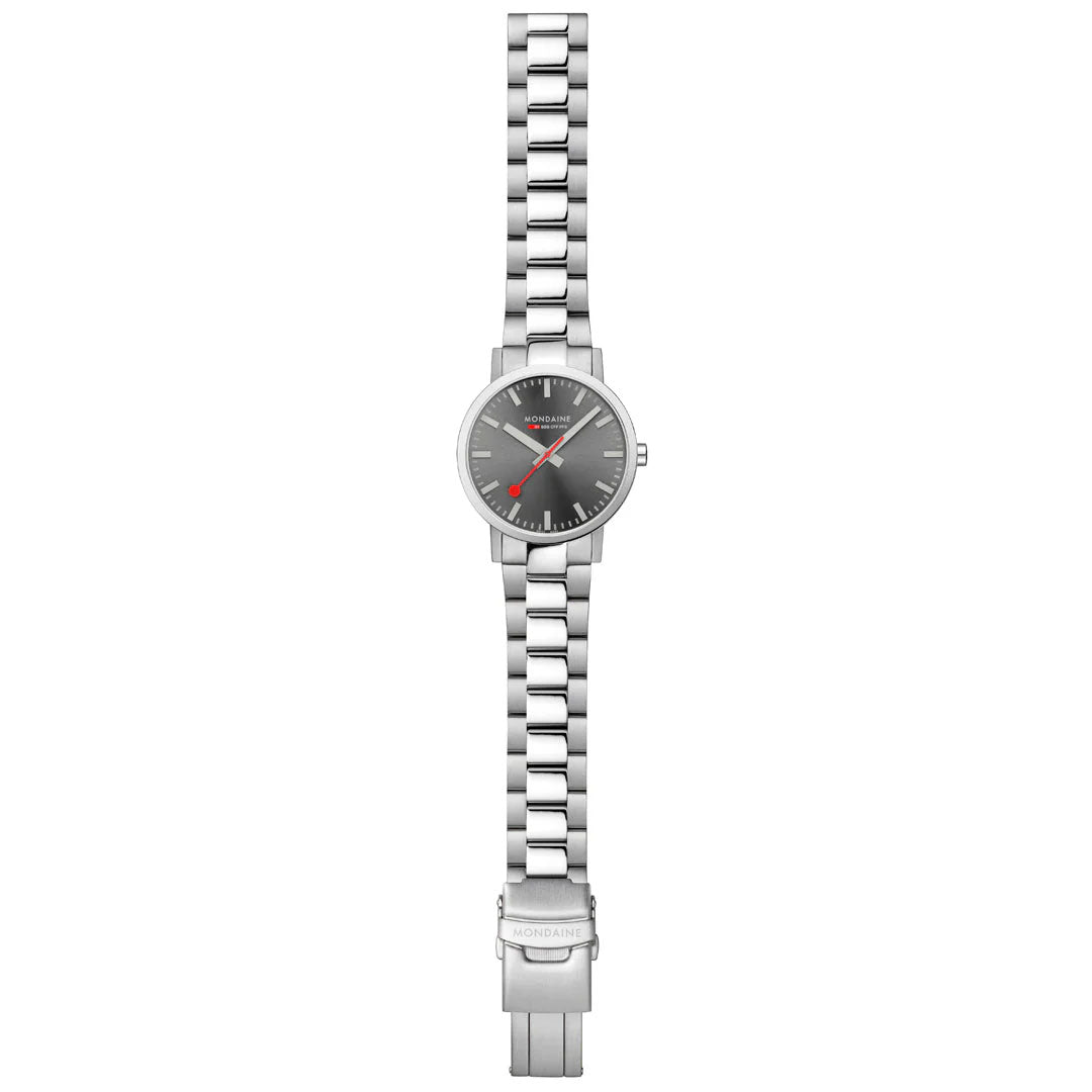 Mondaine Classic Grey Mens Watch MDN-488 Image 3