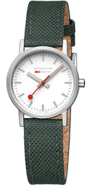 Mondaine Classic Park Green Textile Watch A658.30323.17SBS Image 1