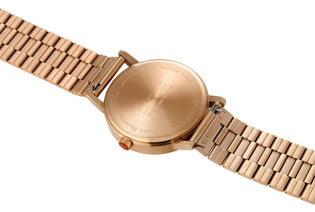 Mondaine Classic Rose Gold Watch MDN-382 Image 2