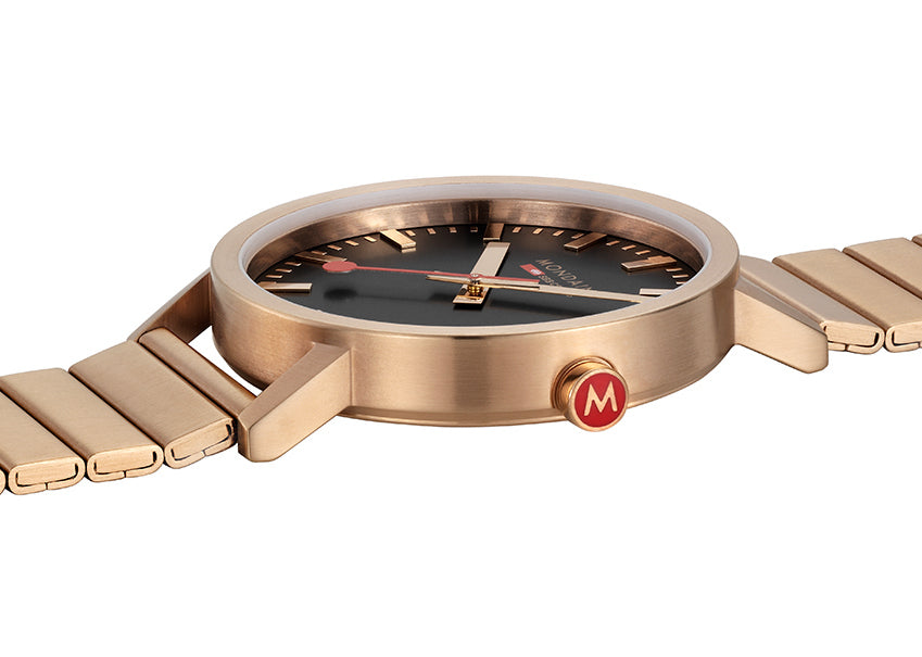 Mondaine Classic Rose Gold Watch MDN-382 Image 4