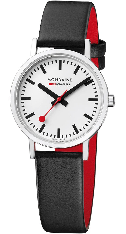 Mondaine Classic Vegan Grape Leather Watch A658.30323.11SBBV Image 1