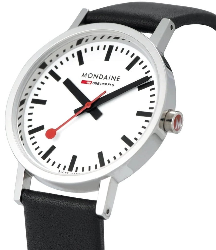 Mondaine Classic Vegan Grape Leather Watch A658.30323.11SBBV Image 2