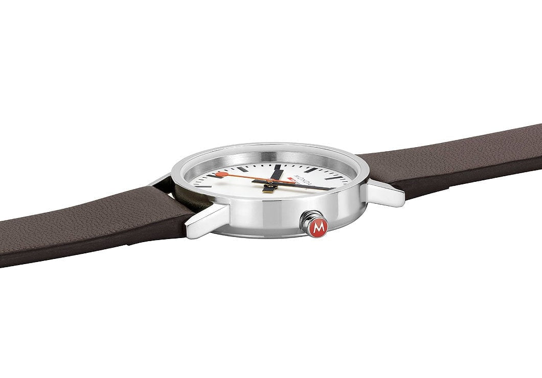 Mondaine Classic Vegan Grape Leather Watch A658.30323.11SBGV Image 4