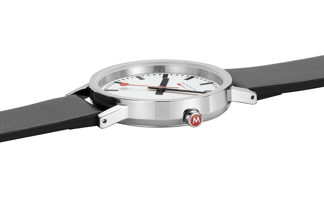 Mondaine Classic Vegan Grape Leather Watch A660.30314.16SBBV Image 4