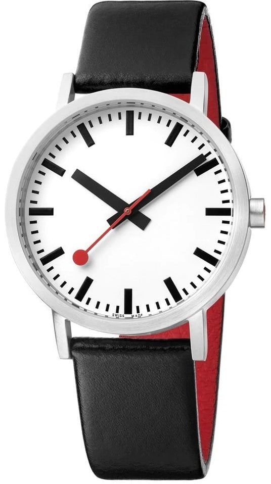 Mondaine Classic Vegan Pure Grape Leather Watch A660.30360.16OMV Image 1