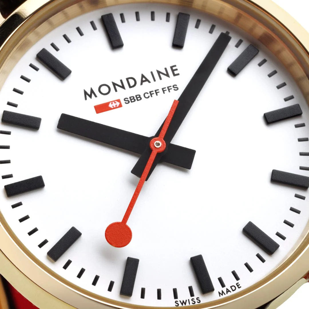 Mondaine Classic White Ladies Watch MDN-486 Image 3