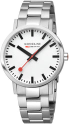 Mondaine Classic White Mens Watch MDN-487 Image 1