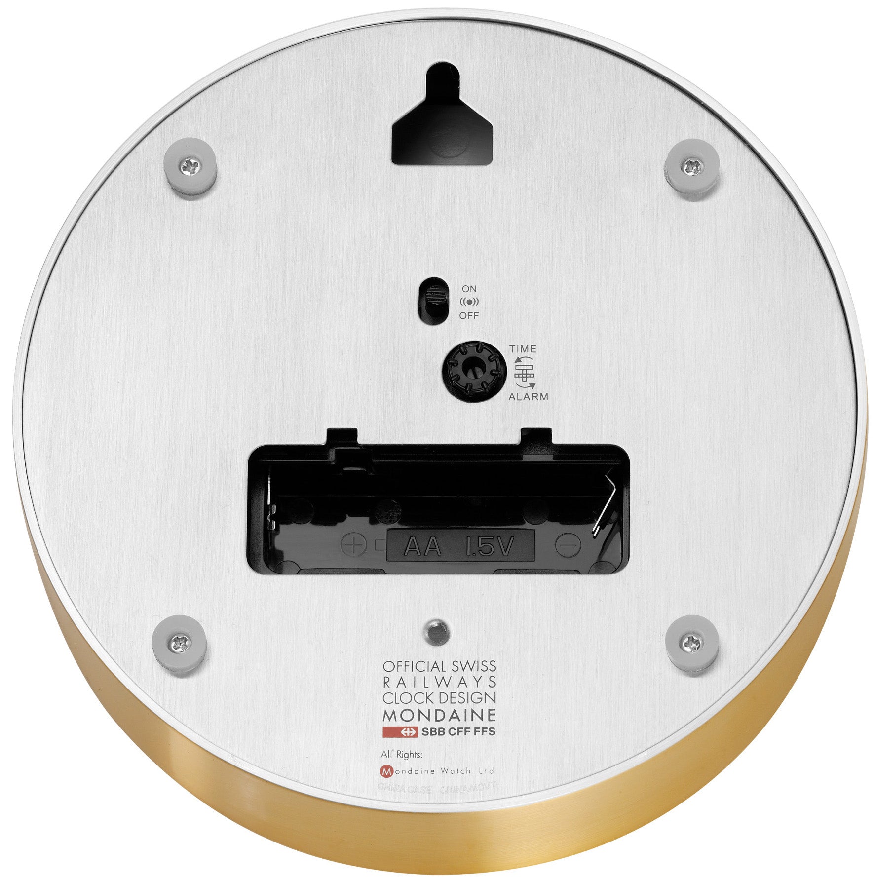 Mondaine Clock Alarm Good Gray Watch A997.MCAL.86SBG Image 2