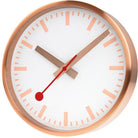 Mondaine Clock Pure Edition Aluminium Brushed Copper A990.CLOCK.17SBK Image 1