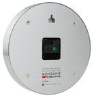 Mondaine Clock Pure Edition Aluminium Brushed Silver D A990.CLOCK.17SBV Image 2
