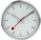 Mondaine Clock Pure Edition Aluminium Brushed Silver D A990.CLOCK.17SBV Image 3