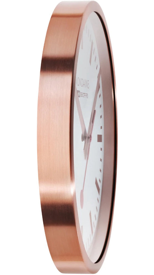 Mondaine Clock Wall Kitchen Copper Watch A995.CLOCK.17SBK Image 3