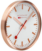 Mondaine Clock Wall Kitchen Copper Watch A995.CLOCK.17SBK Image 4