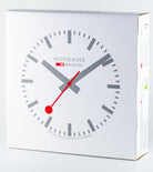 Mondaine Clock Wall Kitchen Silver Watch A990.CLOCK.18SBV Image 4