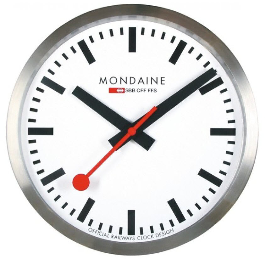 Mondaine Clock Wall Large 40cm Watch MDN-066 Image 1