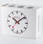 Mondaine Clock Wall & Table Alarm Blue Brushed Gold A997.MCAL.46SBG Image 4