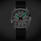 Mondaine Cushion Automatic White Watch MDN-500 Image 3
