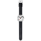 Mondaine Cushion Automatic White Watch MDN-500 Image 9