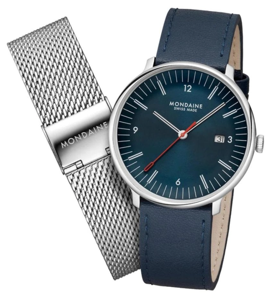 Mondaine Doppio 41mm Mens Watch MDN-504 Image 1